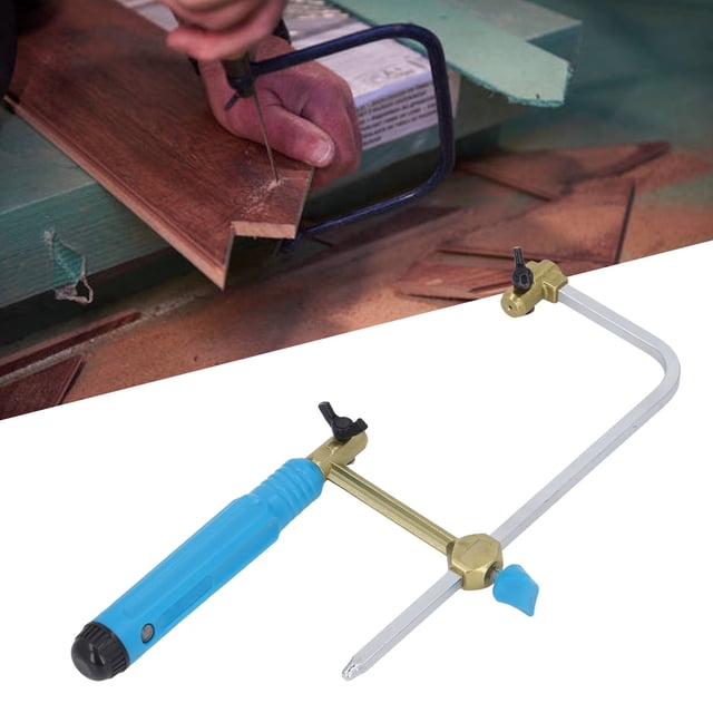 Coping Saw, Coping Saw Kit Versatile Labor Saving Shock Resistant with 8pcs Cutters for Wood
