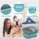 thumbnail image 5 of Cuenco de agua para perros de 2 l, 78 oz (aproximadamente 1984,5 gramos), cuenco antiderrames para perros, cuenco de viaje antiderrames de alimentación lenta, fuente de agua para mascotas de gran capa, 5 of 5