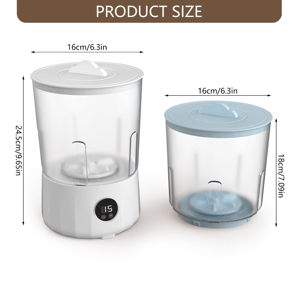 Efficient Washing Machine Small Washer Laundry Machines Underwear Socks Washing Machine for Camping and Home Use