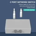 Mini 2 Port RJ45 RJ-45 Network Switch Ethernet Box Switcher Dual Way ...