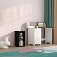 thumbnail image 4 of ALISENED 2 Cube Tall Skinny Bookcase, Narrow Organizer Shelf, Wood Corner Bookshelf, Storage Shelves, 4 of 9