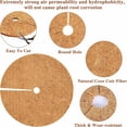 thumbnail image 6 of THHEIC 4PCS Coconut Fiber Mulch Ring, 45cm Natural Coco Coir Tree Protector Mat, Plant Pot Soil Cover Disc for Indoor Outdoor Plants and Landscaping, 6 of 8