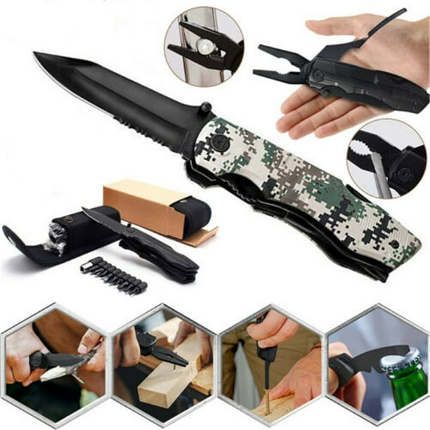 Survivor Multi Tool Includes Pliers Knife Saw and more Best Multitool