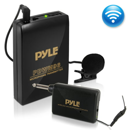 PYLE PDWM96 - Wireless Microphone System with Beltpack & Lavalier (Best Wireless Lavalier System)