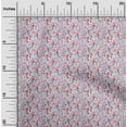 thumbnail image 2 of oneOone Velvet White Fabric Floral Diy Clothing Quilting Fabric Print Fabric By Yard 58 Inch Wide, 2 of 4