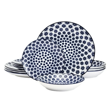 Pfaltzgraff Blooming Delight 12Pc Dw Prn Rd Rmr