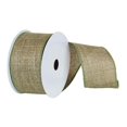 thumbnail image 1 of Vickerman Q151033 Sage Soft Woven Burlap Ribbon, 4 in. x 10 yard, 1 of 1
