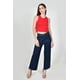 thumbnail image 4 of Jeans culotte con bolsillos frontales Juvenil, 6859 (Mezclilla tono oscuro) azul oscuro 1, 4 of 4