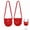 Red A3, variant on Hands-Free Crochet Wine Glass Crossbody Bag, Knit Wine Holder Carrier for Festivals Vineyard Tours Beach Parties