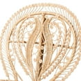 thumbnail image 5 of Baxton Studio Fedra Modern Bohemian Natural Brown Rattan Peacock Accent Chair, 5 of 10