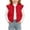 Red, variant on ZACPNCV Toddler Girls Ruffle Puffer Vest Stand Collar Button Sleeveless Padded Gilet Thick Warm Winter Cute Jackets Waistcoat,Light Blue