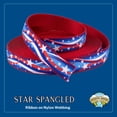 thumbnail image 2 of Country Brook Design® 3/4 inch Star Spangled on Red Nylon Webbing, 5 Yards, 2 of 6
