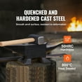 thumbnail image 2 of VEVOR Single Hole Anvil Cast Steel Anvil 22 lbs Blacksmith for Forging Metalwork, 2 of 9