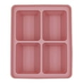 thumbnail image 6 of Hvmvliv Ice Trays 4-Compartments Rectangle-Shape Ice Cubes Trays Large Size Ice Blocks Making Molds with Removable Lids Reusable for Whiskey, Cocktail, Stackable Ice Cubes Pink, 6 of 6