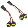 thumbnail image 5 of H11/H8 2‑Way Splitter Wiring Harness Male to Female for Fog Lamp Headlight High Low Beam Dual Quad Projector, 5 of 8