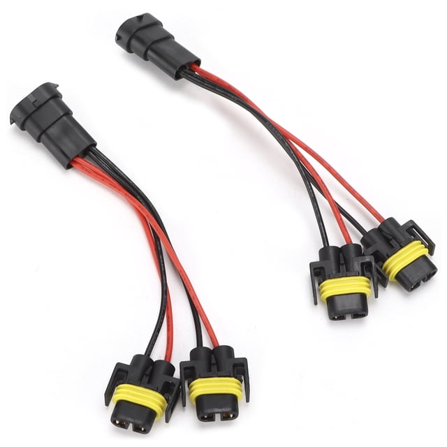Cables Divisor de 2, H11/H8 2- Del Alambre Divisor de Faro Vida útil para universal para el automóvila para la lámpara de niebla floqueo alto dual de haz de viga baja
