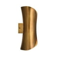 thumbnail image 4 of Jamie Young Co Capsule Modern Steel Metal Sconce in Antique Brass/Silver, 4 of 4