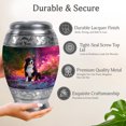 thumbnail image 3 of MUKTIVE Dog Burial Urn for Ashes for Women - Memorial Large Urns for Human Ashes - Cremation Urn for Burial Male & Female - 10 Inch Large Urns for 2 Adults, 3 of 7