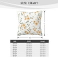 thumbnail image 4 of ZICANCN Branches Leaves Throw Pillow Covers, Bed Couch Sofa Knit Decorative Pillow Covers for Living Room Farmhouse, 26"x26", 4 of 8