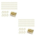 thumbnail image 3 of xinxixnxx 130x Gold Paper Clips Metal Journaling Paper Clamps Paperclips Stainless Paper Document Note 2Set, 3 of 6