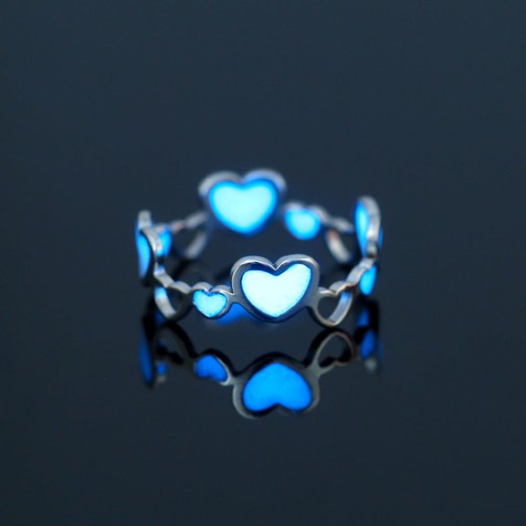 Stainless Steel Ring Bracelet for Women, Non-Fading, Dripping Oil Treatment, Five-Pointed Star, Ins Style, Size 8