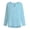 H372 BU1, variant on Curuila Mens T-Shirt Long Sleeve Solid Color V Neck Pullover For Men Loose Fit Casual Tops Black Size L