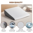 thumbnail image 4 of CONCETTA Wedge Pillow for Sleeping, Memory Foam Body Pillow for Acid Reflux, Neck & Back Pain Relief, Post-Surgery Recovery & Snoring Reduction, 7.5Inch, 4 of 7
