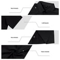 thumbnail image 4 of Klisyaur Cotton Linen Shirts Mens Short Sleeve Button down Comfortable Fashion Tops Summer Vacation Beach Tee, 4 of 4