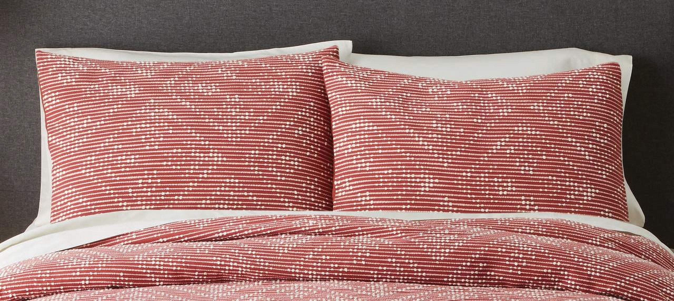 Better Homes & Gardens 3-piece Red Woven Diamond Comforter Set, Full/Queen