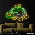 thumbnail image 4 of Craftnamesign Guacamole Neon Sign, Mexico Restaurant Decor, Avocado Signs, 4 of 4