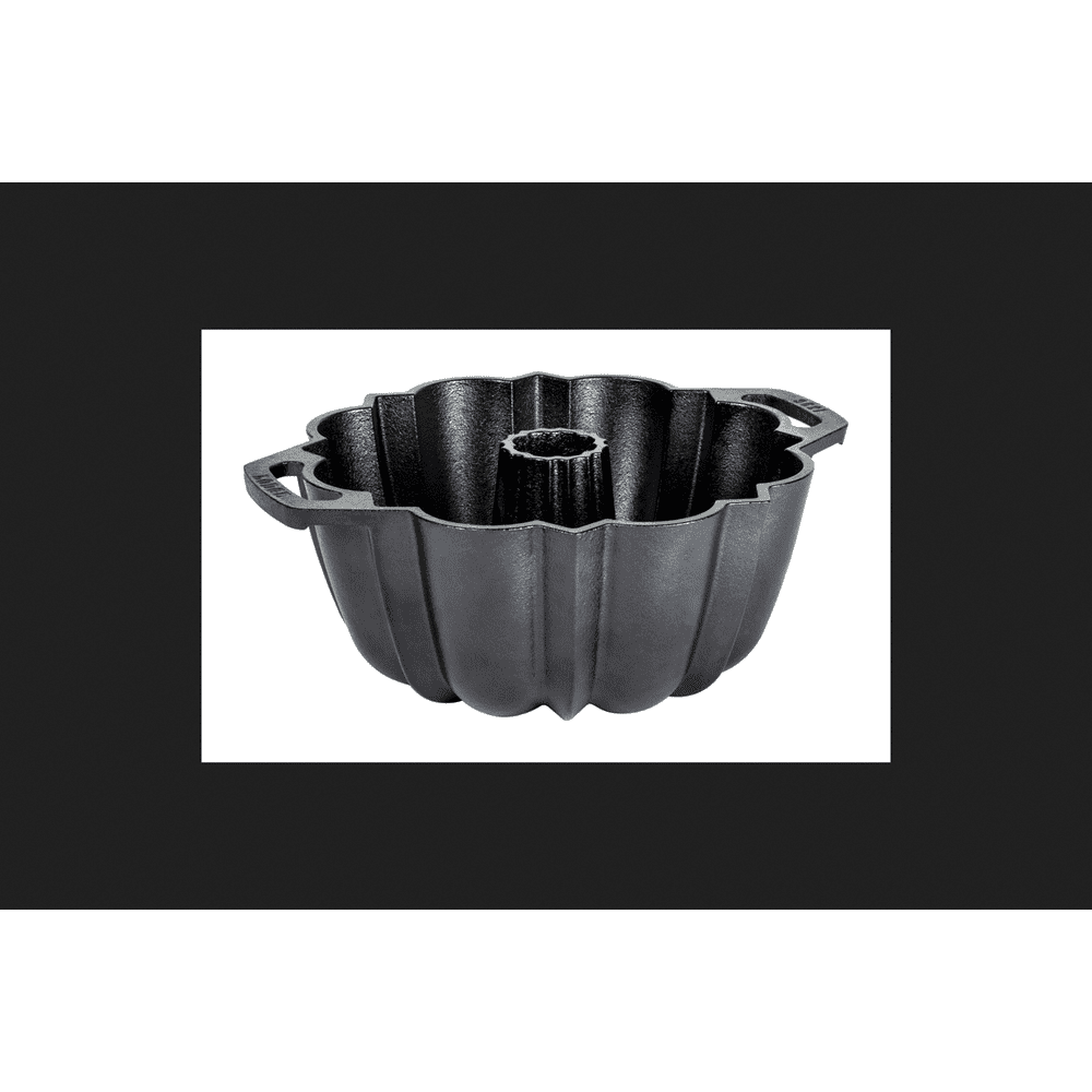 Lodge 11.68 in. L x 9.37 in. Dia. Bundt Pan Black