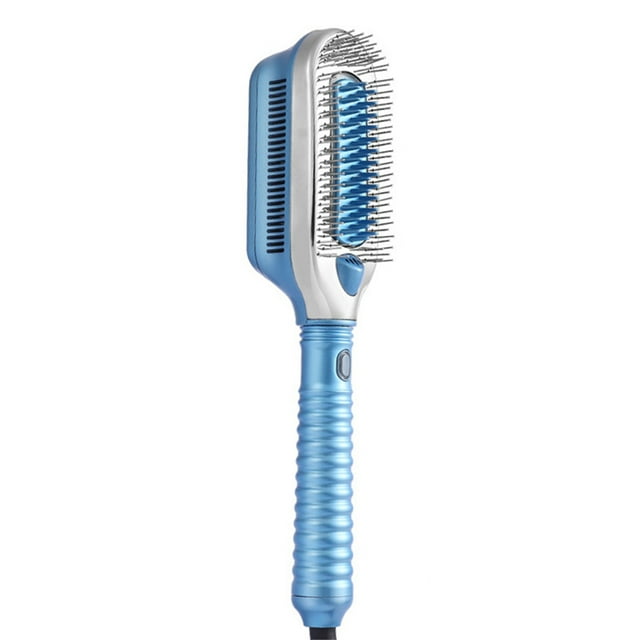 Amdohai Cold Wind Comb Ice Therapy Comb Brush Anion Straight Comb Blow Comb Heatless Brush Electric Straightener Comb