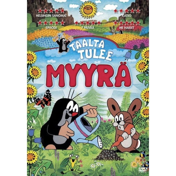 Here Comes the Mole (9 Episodes) ( Krtek a muzika / Krtek v Zoo / Krtek a zelen  hvezda / Krtek mal rem / Krtek a aut cko / Krtek a jeÂek / Krtek a ÂvÃ½k [ NON-USA FORMAT, PAL, Reg.0 Import - Finland ]