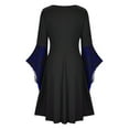 thumbnail image 3 of Lolmot Gothic Dresses for Women Long Sleeve Court Vintage Lace Dress Cocktail Party Dress, 3 of 4