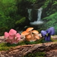 thumbnail image 5 of topjuju 21 Pcs Fairy Garden Accessories, Mini Resin Mushroom Figurines, Cute Tiny Various Mushroom for DIY Home Outdoor Micro Landscape Terrarium Ornaments, 5 of 8