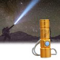thumbnail image 5 of Fairnull Flashlights USB Rechargeable 3 Modes Aluminum Alloy Sturdy Portable Torch Flashlight for Outdoor, 5 of 10