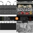 thumbnail image 2 of Car Trunk Organizer,Large Capacity Backseat Trunk Organizer(42"*18"),Collapsible Car Storage Bag with 8 Pocekt,SUV/MPV/Truck - Cow print, 2 of 14