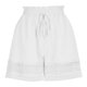 thumbnail image 4 of TaTaai Women's Casual Lace Bohemian Shorts High Elastic Waist Drawstring Wide Leg A-Line Pants with Hollow Out Trim Comfy Spring Summer Beach Vacation Bottoms Gift, 4 of 8