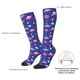 thumbnail image 4 of Fotbe Space Calcetas Divertidas Estampadas para Hombre y Mujer, Calcetas de Algodón hasta la Rodilla para Caminar, Correr, Enfermería y Embarazo, 4 of 6