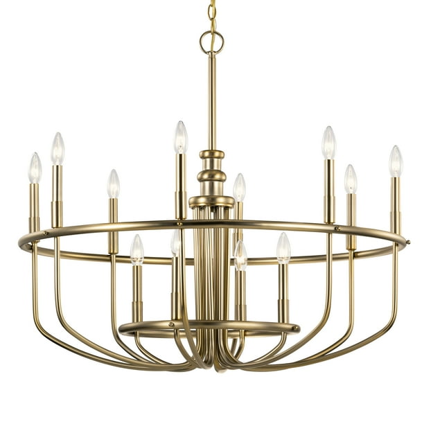 Kichler 52305 Capitol Hill 12 Light 35" Wide Taper Candle Style