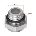 thumbnail image 3 of Unique Bargains M12x1.5mm Male Threaded Aluminum Air Compressor Oil Level Gauge Sight Glass 5Packs, 3 of 5