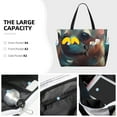 thumbnail image 3 of Disketp Cute Flower Chihuahua Puppy Bolsa de Playa de Gran Capacidad, Bolso Impermeable y a Prueba de Arena para Mujer, Ideal para Playa, Piscina y Natación, 3 of 7