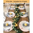 thumbnail image 4 of 15 Inch Round Placemats Set of 6, Happy Easter Non Slip Heat Insulation PP Table Mats, Spring Watercolor Bunny Eggs Flowers Pink Washable Place Mats for Kitchen Dining Party Table Decor, 4 of 7