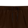 thumbnail image 4 of Akmaiox Men's Plus Size Gym Shorts Lightweight Reflective strips hem Drawstring Waistband with Zipper Pockets for Summer Beach Wear S-7XL, 4 of 5