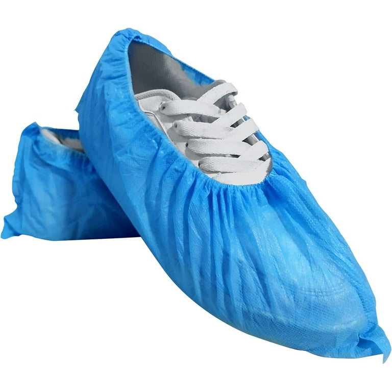 Disposable Shoe Covers Non-woven Fabrics Boot Thicken Overshoes Non-Slip  Covers 