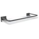 thumbnail image 2 of Estante flotante espacio aluminio acrílico montado en la pared estante de almacenamiento decorativo para cocina baño sala de estar dormitorio gris, 2 of 10