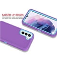 thumbnail image 5 of 6.1" Galaxy S22 5G Cases, Njjex Heavy Duty Shockproof Protective Case for Galaxy S22 (6.1 Inch) with Tempered Glass Screen Protector - Purple, 5 of 7