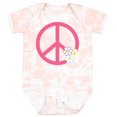 thumbnail image 3 of Inktastic Peace Sign Cute Daisy Flowers Girls Baby Bodysuit, 3 of 5