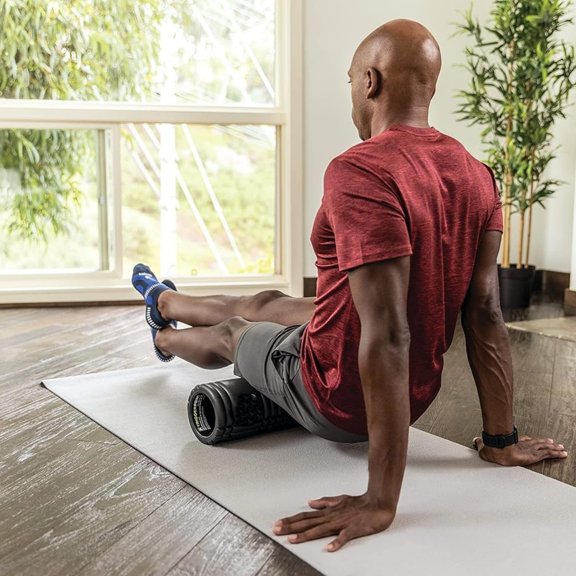 1.0 Foam Roller - 13" Multi-Density Massage Roller for Deep Tissue & Muscle Recovery - Relieves Tight, Sore Muscles & Kinks, Improves Mobility & Circulation - Targets Key Body Parts