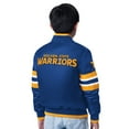 thumbnail image 2 of Youth Starter Royal Golden State Warriors Scout Varsity Full-Snap Jacket, 2 of 2